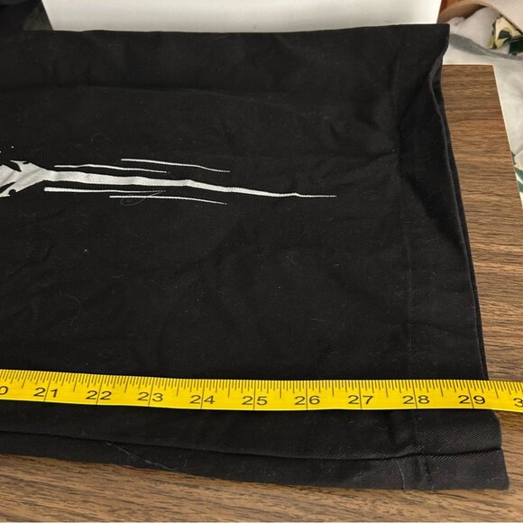 💕 Dead Threads Vintage 90s Rare ReflectiveBondage Pants Men's Black Graphic L - Picture 10 of 11